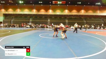 165 lbs Round Of 64 - Steffan Olmstead, Fruitland vs Ryker Church, Riverton