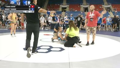 145 lbs Cons. Sub-quarters - Haru Duus, California vs Winry Yaggie, South Dakota