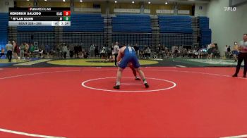 285 lbs Quarterfinal - Kendrick Salcido, Unattached-Sacramento City College vs Rylan Kuhn, Air Force
