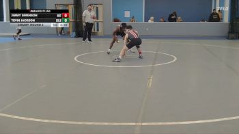 125 lbs Champ. Round 2 - Jimmy Swenson, Northern Oklahoma College-Tonkawa vs Tevin Jackson, Colby Community College