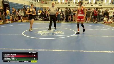 130 lbs Champ. Round 1 - Jaxon Perry, Quest For Gold vs Lenny Fries, Legend Athletics