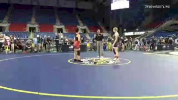 117 lbs Consi Of 32 #1 - Annabell Chase, Oklahoma vs Holland Wieber, Idaho