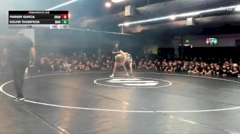 138 lbs Finals (2 Team) - Parker Garcia, White vs Kolvin Thompson, Black