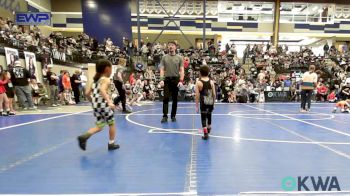 43 lbs Quarterfinal - Franciso Lopez, OKC Saints Wrestling vs Antonio Gonzales, Standfast