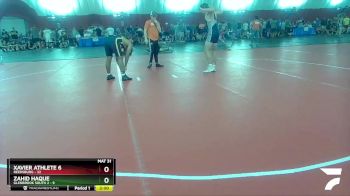 157 lbs Round 3 (6 Team) - Zahid Haque, Glenbrook South 2 vs Xavier Athlete 6, Reedsburg