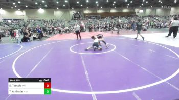 95 lbs Consi Of 8 #2 - Ethan Temple, Mat Time vs Timothy Andrade, Bulldog Wrestling Club