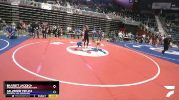 53 lbs Semifinal - Barrett Jackson, Eastside United Wrestling Club vs Salvador Piplica, Riverton USA Wrestling