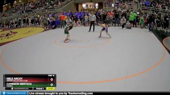 77 lbs Champ. Round 1 - Cameron Bertsch, Tigard vs Able Archy, Hidden Valley Mat Club