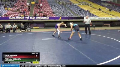 174 lbs 3rd Place Match - Carson Babcock, Northern Iowa vs Kyle Mosher, Unattatched