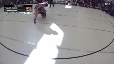 141 lbs Cons. Semi - Cammie Rader, Bridgeport Wrestling Club vs Lillian Stange, Creighton