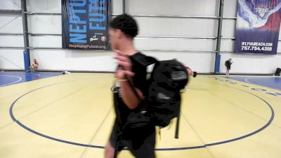 220 lbs Rr Rnd 3 - Kevin Lopez, OBWC Blue vs Beckett McMullin, Ragin Raisins Niagara HS