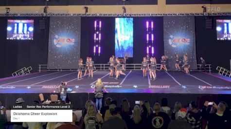 Oklahoma Cheer Explosion - Day 1 [2023 Ladies Senior Rec Performance Level 3] 2023 Battle in Branson Nationals