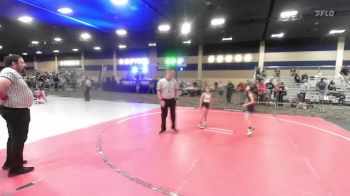 64 lbs Quarterfinal - Anabel Chavez, Red Wave WC vs Madilynn Lensegrav, Askeo International Mat Club