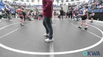 61 lbs Rr Rnd 5 - Kaiser Ailey, Blackwell Wrestling Club vs Cooper Carlton, Cowboy Wrestling Club