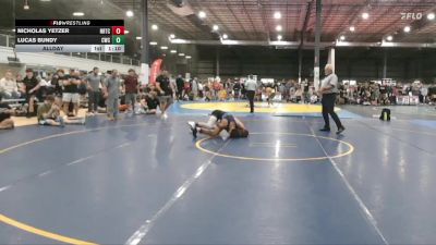 113 lbs Allday - Nicholas Yetzer, NOKE RTC vs Lucas Bundy, CENTERVILLE WRESTLING CLUB