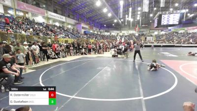 58 lbs Quarterfinal - Ryker Ostermiller, Colorado Outlaws vs Quade Gustafson, Badlands Elite