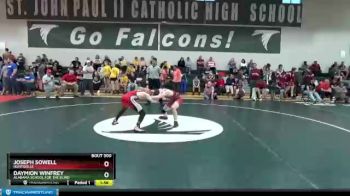 126 lbs 1st Place Match - Joseph Sowell, Huntsville vs Daymion Winfrey, Alabama School For The Blind