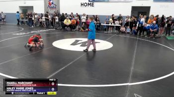 67 lbs Quarterfinal - Haley Marie Jones, Baranof Bruins Wrestling Club vs MaKell Marchant, Chugach Eagles Wrestling Club