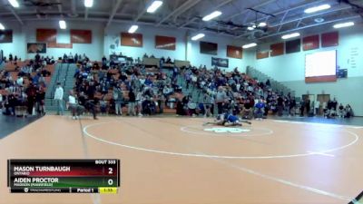 138 lbs Quarterfinal - AIDEN PROCTOR, Madison (Mansfield) vs Mason Turnbaugh, Ontario