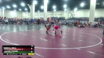 145 lbs Round 2 (8 Team) - Kendall Bibla, Charlies Angels Florida Black vs Jasmine Toomer, MIAMI ALLSTARS