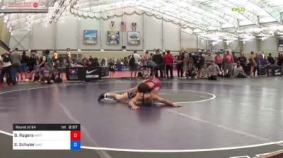 79 kg Round Of 64 - Bryce Rogers, New England RTC vs Sam Schuler, Dubuque Wrestling Club