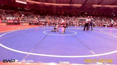 58 lbs Consi Of 16 #1 - Beckam Nieman, MilLard South Wrestling Club vs Kolton Smith, Florida Scorpions