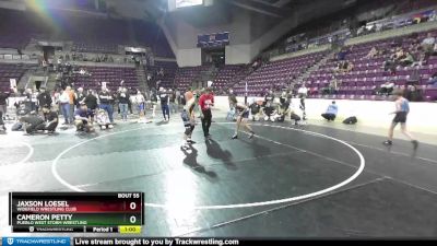 120-125 lbs Round 2 - Cameron Petty, Pueblo West Storm Wrestling vs Jaxson Loesel, Widefield Wrestling Club