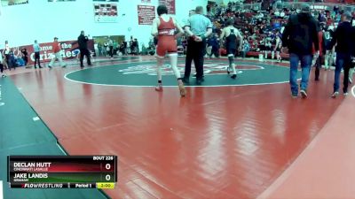 113 lbs Semifinal - Declan Hutt, Cincinnati LaSalle vs Jake Landis, Graham