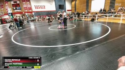 110 lbs Cons. Round 3 - Olivia Remacle, Wind River vs Kyleah Martinez, South