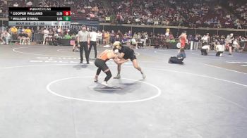 D 1 165 lbs Quarterfinal - Cooper Williams, Catholic - B.R. vs William O`Neal, Lafayette