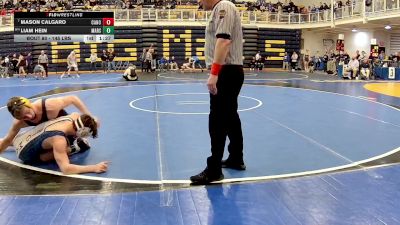 145 lbs Round Of 16 - Mason Calgaro, Canon-McMillan vs Liam Hein, Mars