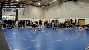 114 lbs Round Of 16 - Lucas Carson, West Allegheny vs Charlie LaQuatra, North Allegheny