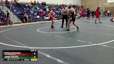 174 lbs Champ. Round 2 - Peter McCrackin, Simon Fraser (B.C.) vs Caden Sullivn, Evergreen State College