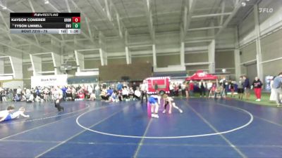 75 lbs Cons. Round 2 - Tyson Linnell, Stallions Wrestling Club vs Kayson Comerer, Green River Grapplers Wrestlin