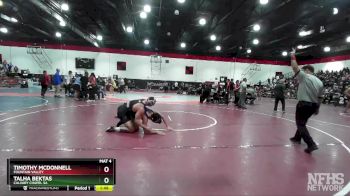 182 lbs Semifinal - Timothy McDonnell, Fountain Valley vs Talha Bektas, Calvary Chapel SA