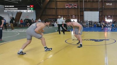 170 lbs 3rd Place - Ryan Meier, Blair Academy vs Cole Pangborn, Blair Academy