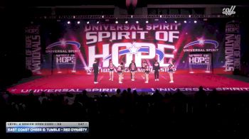East Coast Cheer & Tumble - Red DYN4STY [2026 L4 Senior Open Coed - D2 Day 1] 2026 Spirit of Hope Grand Nationals