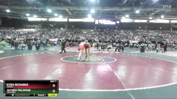 165 lbs Quarterfinal - Alysen Palomar, Columbia vs Kyra Richards, Nampa