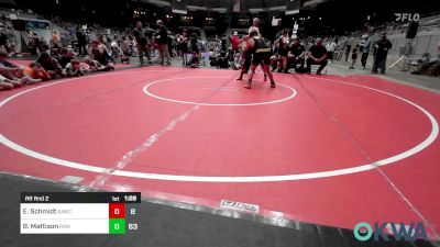 110 lbs Rr Rnd 2 - Elliott Schmidt, Broken Arrow Wrestling Club vs Brantley Mattison, Raw