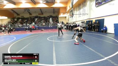 120 lbs Round 2 - DANIEL MCALLISTER, Mogollon vs Braden Ben, Arizona Lutheran HS