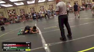 107 lbs Round 2 (6 Team) - Elias Vandoros, SVRWC Gold vs Michael Valenza, Frost Gang