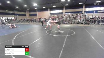 190 lbs Round Of 16 - Andrew Tsoy, Pounders WC vs Nicholas Maira, South Kona WC