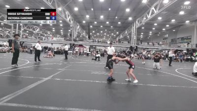 57 lbs Round 3 - Reese Szymanski, Cordoba Trained vs Victoria Carchidi, Pride WC