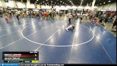 85 lbs 3rd Place Match - Bentley Lenhard, Shootbox Wrestling Club vs Bryson Terlaje, Gold Rush Wrestling Academy