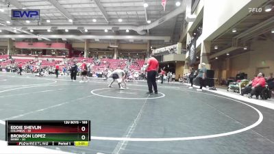 165 lbs 1st Place Match - Bronson Lopez, Derby vs Eddie Shevlin, Columbus