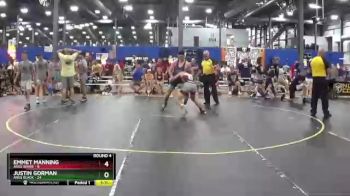 155 lbs Round 4 (6 Team) - Justin Gorman, ARES Black vs Emmet Manning, ARES White