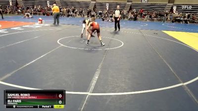 105 lbs Cons. Round 3 - Eli Faris, Minneota vs Samuel Roiko, UNC (United North Central)