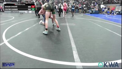 119 lbs 3rd Place - Colter Karber, Prodigy Elite Wrestling vs Rogan Choate, Hennessey Takedown Club