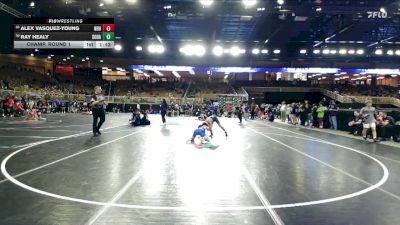 106 lbs Champ. Round 1 - Ray Healy, South Dade vs Alex Vasquez-Young, North Bay Haven