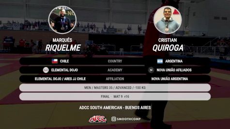 Cristian Quiroga vs MARQUES RIQUELME 2025 ADCC South American Championship